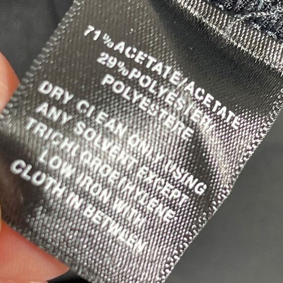 Lafayette 148 Black Crepe Drape Pleated No Waistband Pants Sz 2 - Picture 6 of 11